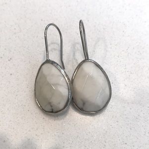 Howlite Drop Earrings